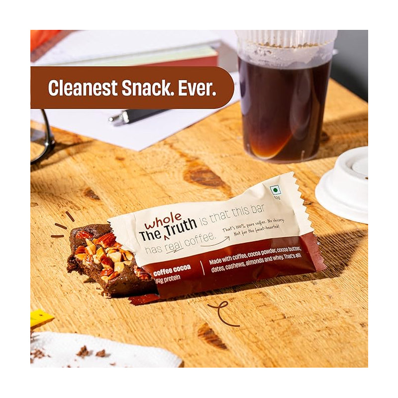 The Whole Truth Protein Bar – Coffee Cocoa (12 g Protein)