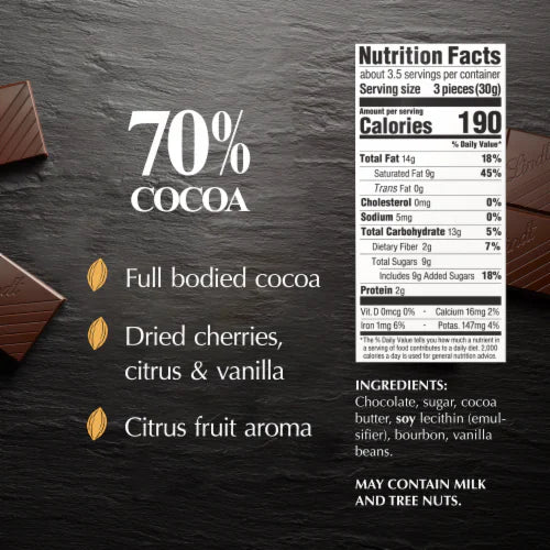 Lindt Excellence Dark 70% Cocoa 100 g