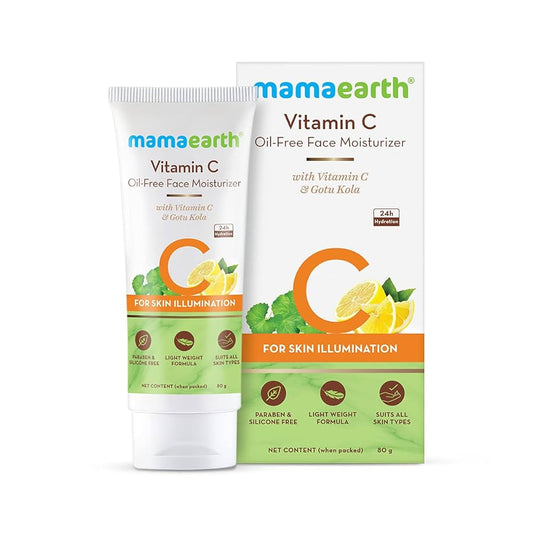Mamaearth Vitamin C Oil‑Free Face Moisturizer (Illumination Cream – 80 ml)