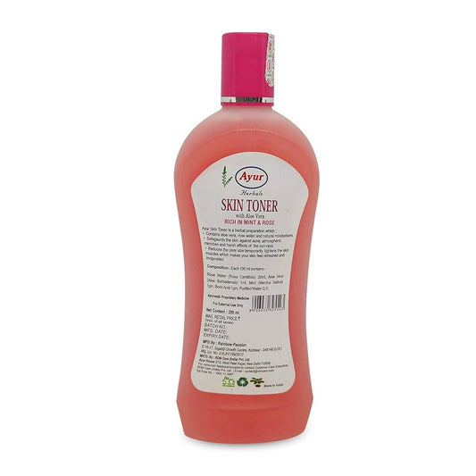 Ayur Herbal Skin Toner with Aloe Vera – 200 ml