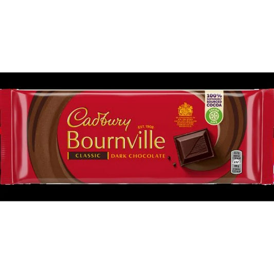 Cadbury Bournville Classic Dark Chocolate 180 g