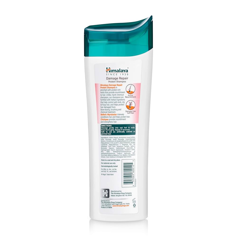 Himalaya Damage Repair Protein Shampoo – Almond & Chickpea (75 ml trial size)