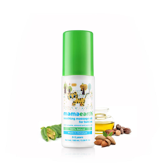 Mamaearth Soothing Baby Massage Oil (100 ml)