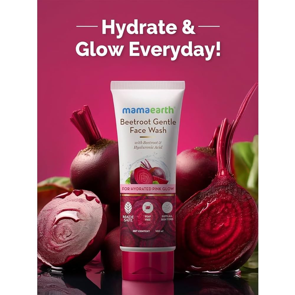 Mamaearth Beetroot Gentle Face Wash – 100 ml