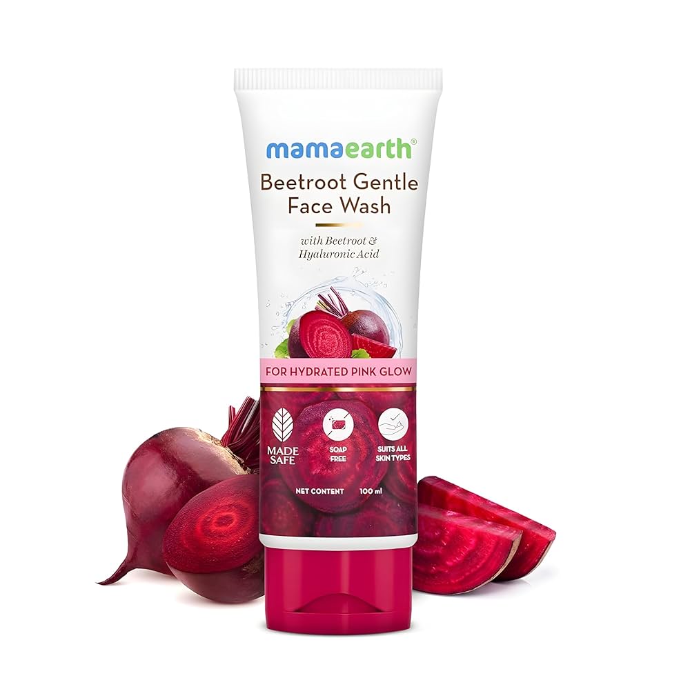 Mamaearth Beetroot Gentle Face Wash – 100 ml
