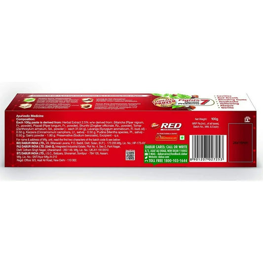 Dabur Red Ayurvedic Toothpaste – 100 g