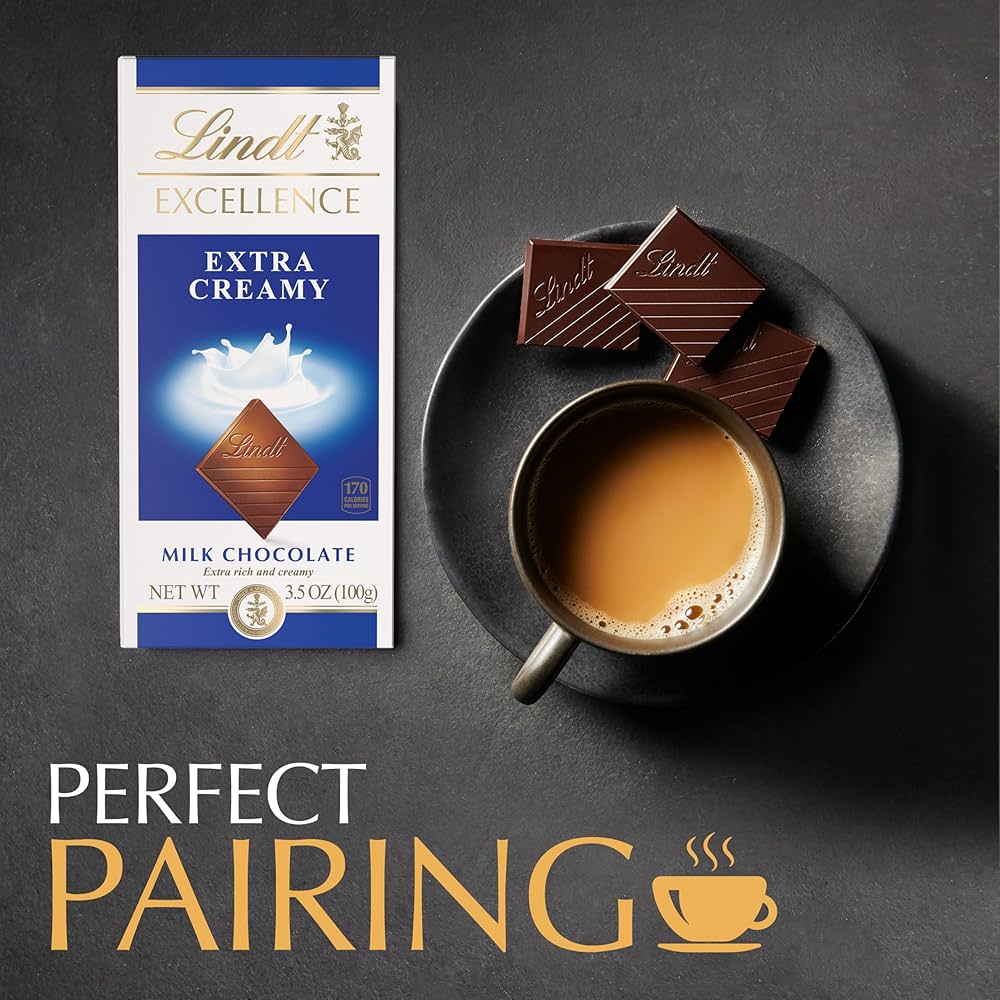 Lindt Excellence Extra Creamy Milk Chocolate 100 g