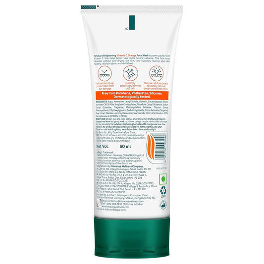 Himalaya Brightening Vitamin C Orange Face Wash (100 ml)