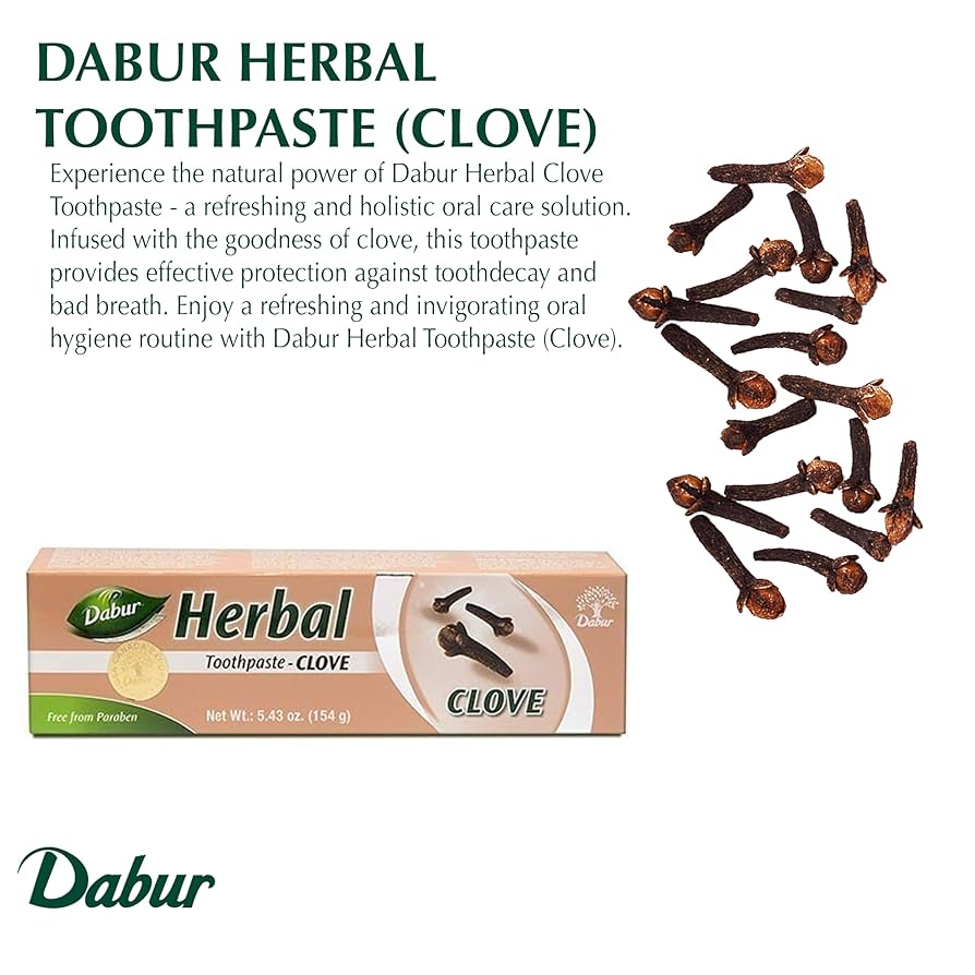 Dabur Herb’l Clove Toothpaste – 100 g