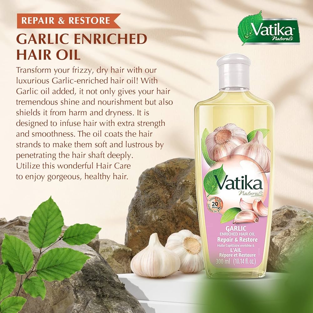 Vatika Multivitamin Garlic Hair Oil – 200 ml