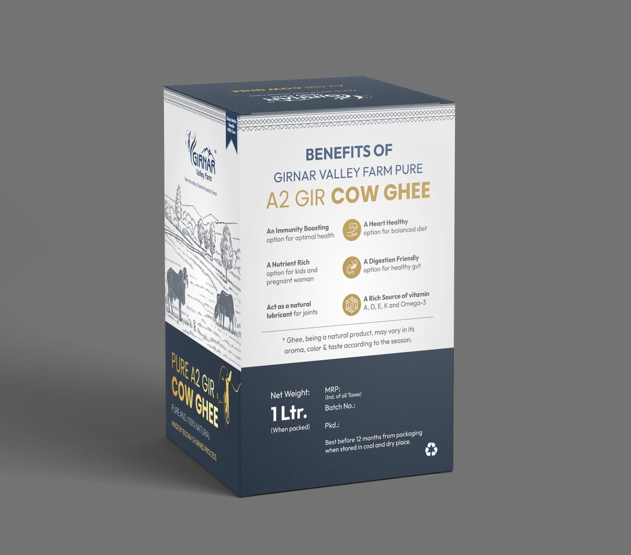 Girnar Valley Farm Pure A2 Gir Cow Ghee
