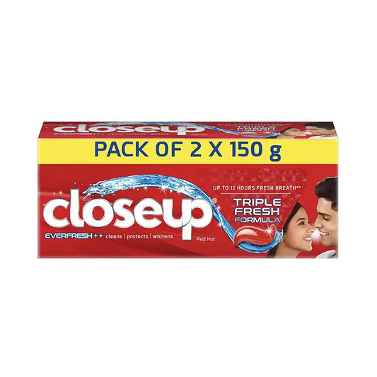 Closeup Toothpaste, 150 g (Pack of 2)