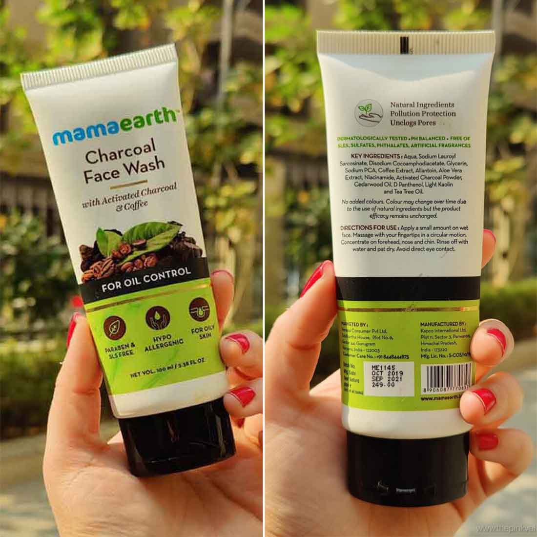 Mamaearth Charcoal Face Wash (100 ml)