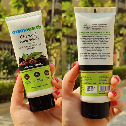 Mamaearth Charcoal Face Wash (100 ml)