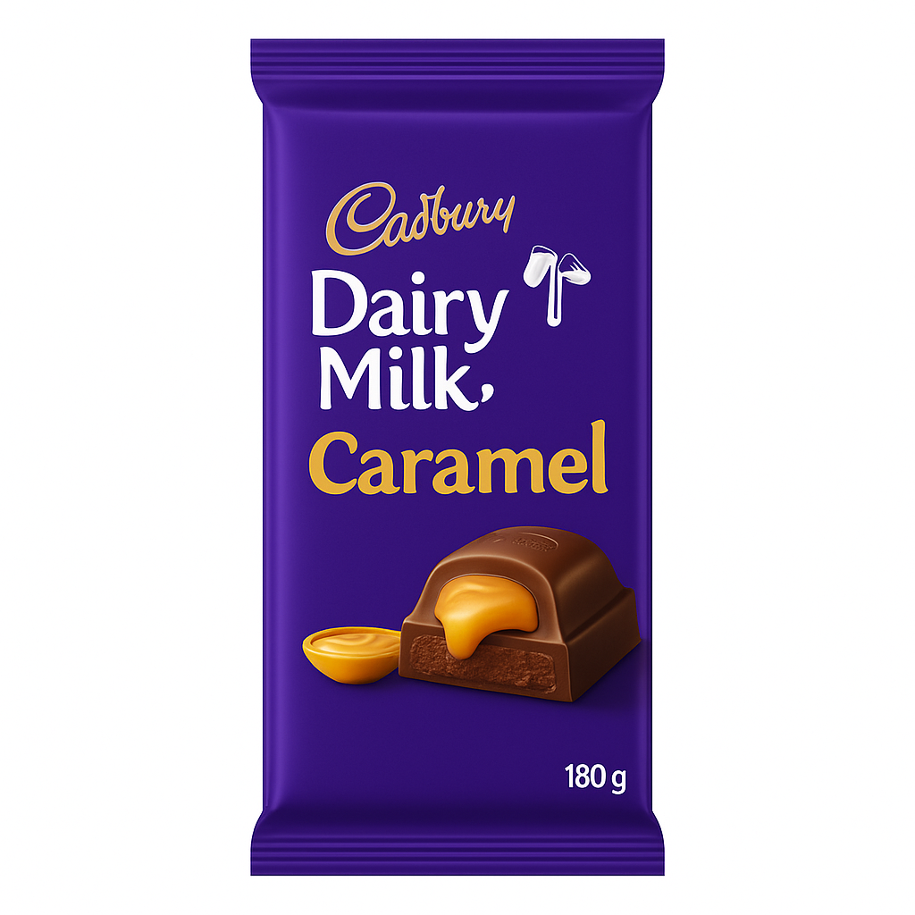 Cadbury Dairy Milk Caramel Chocolate Bar 180 g