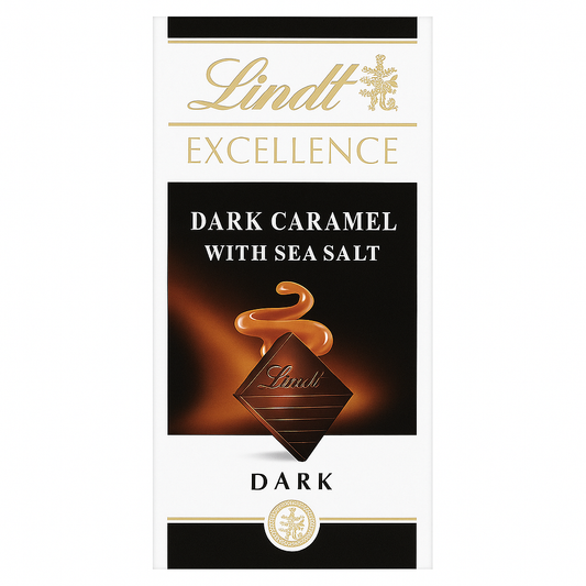 Lindt Excellence Dark Caramel with Sea Salt 100 g