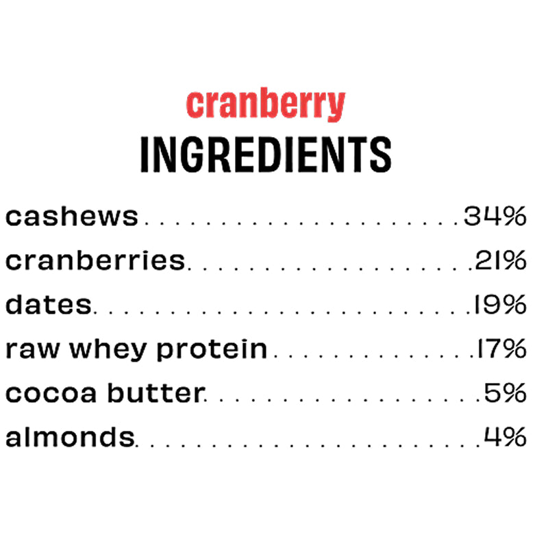 The Whole Truth Protein Bar – Cranberry