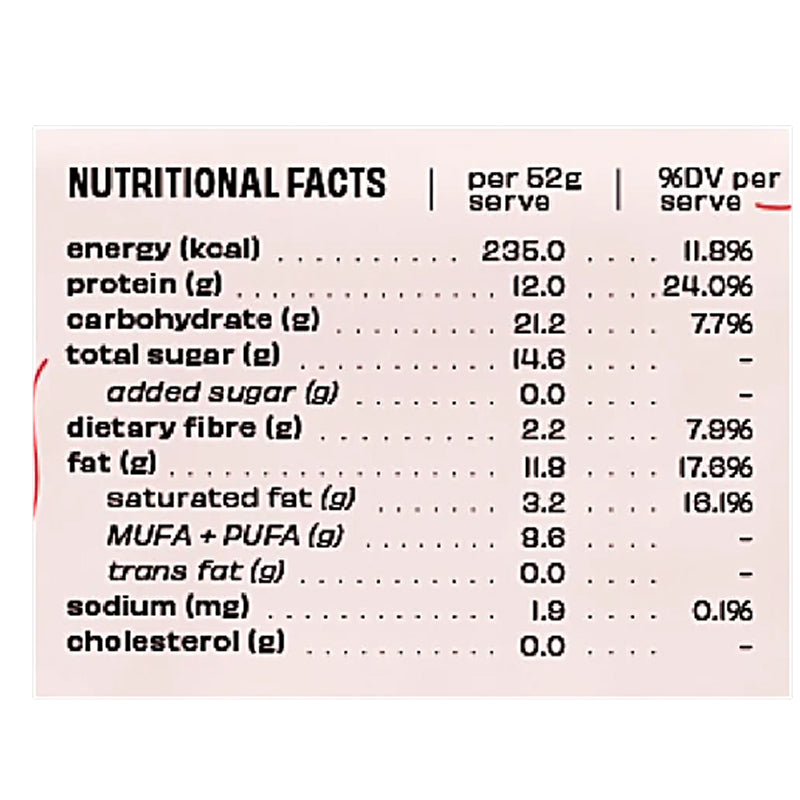 The Whole Truth Protein Bar – Cranberry (No Added Sugar, All Natural)