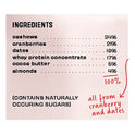 The Whole Truth Protein Bar – Cranberry (No Added Sugar, All Natural)