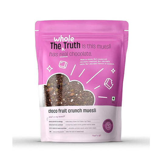 The Whole Truth Choco Fruit & Nut Crunchy Muesli – 350 g