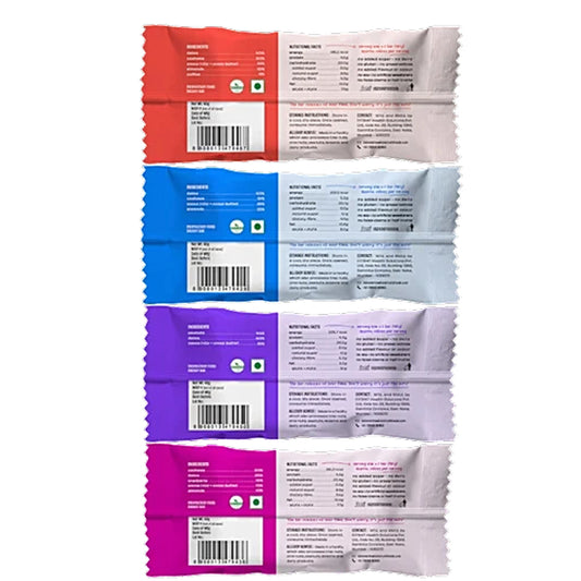 The Whole Truth Vegan Energy Bar – Fudge (Assorted Flavours, No Added Sugar, No Preservatives, 40 g)