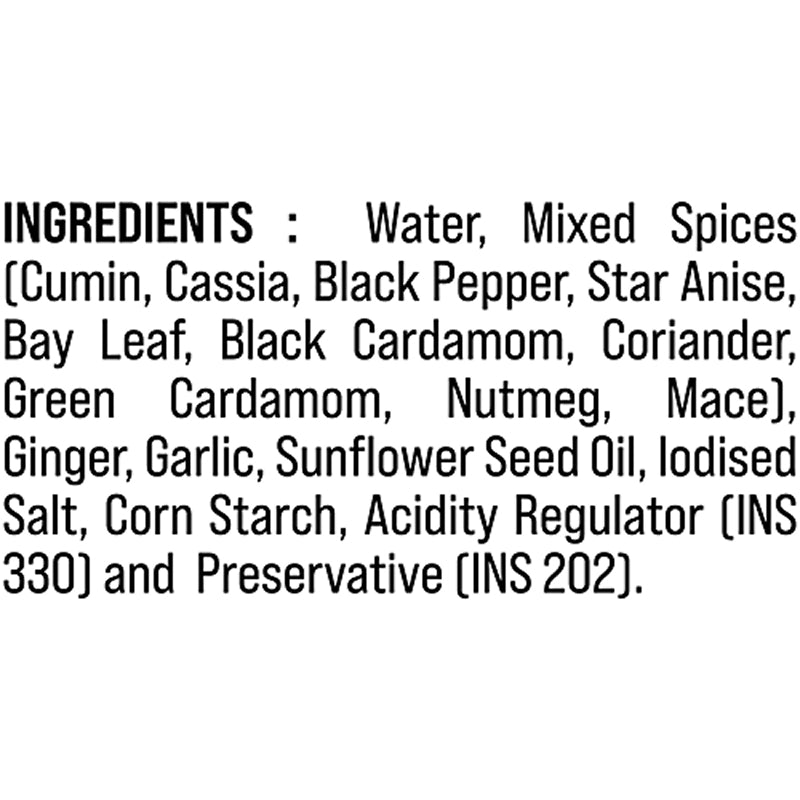 Nilon’s Garam Masala Paste