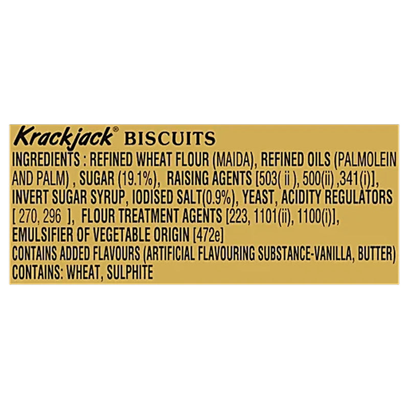 PARLE KRACKJACK BISCUIT - FAMILY PACK (4x60G)