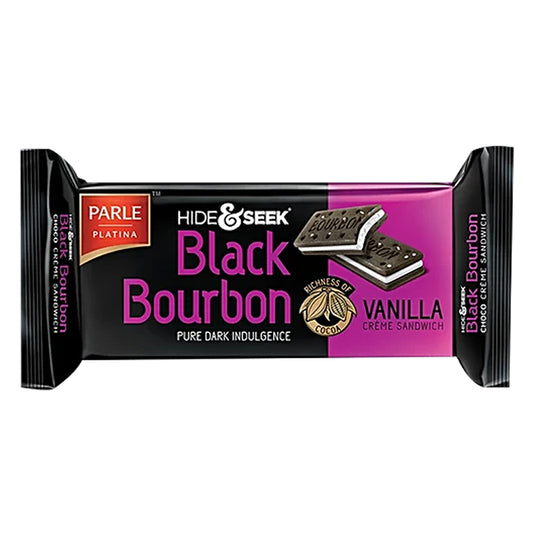 PARLE HIDE-SEEK BLACK BOURNBON VANILLA 100G
