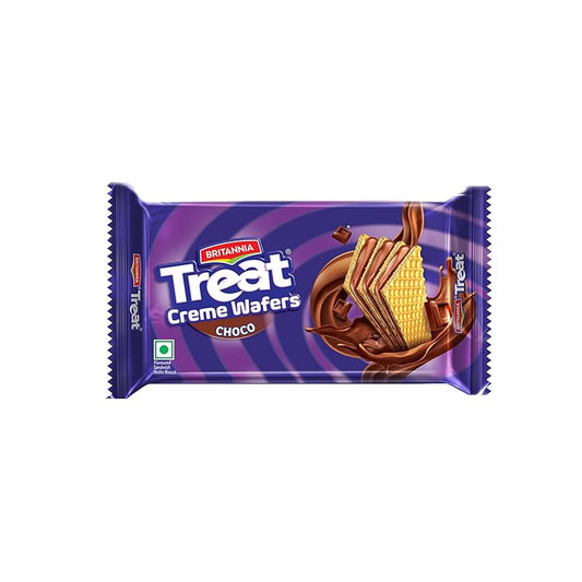 BRITANNIA TREAT WAFERS BISCUITS 150G - CHOCOLATE