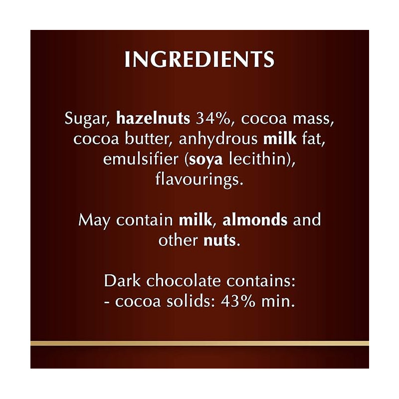 Lindt Dark with Hazelnut 150 g