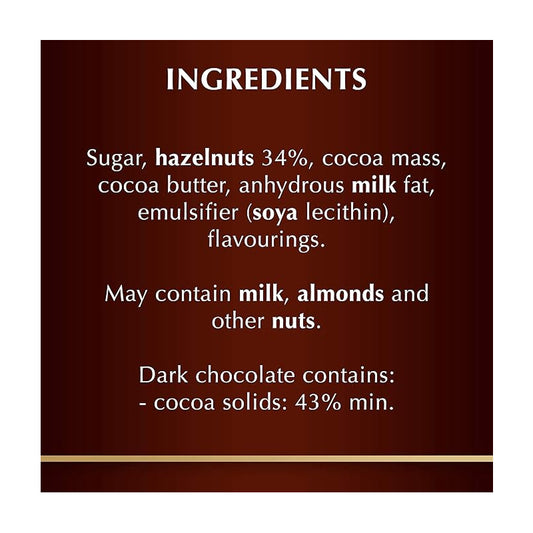 Lindt Dark with Hazelnut 150 g