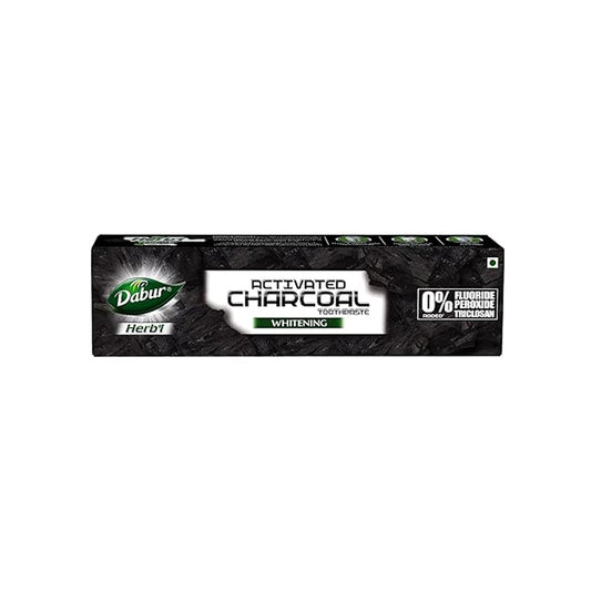 Dabur Herb’l Activated Charcoal Toothpaste – 100 g (Fluoride-Free)
