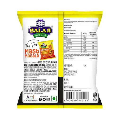 Balaji Banana Wafers Mast Mari 150g