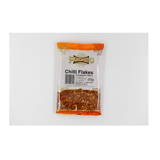 FUDCO CRUSHED CHILLI FLAKES (HOT) 250gms