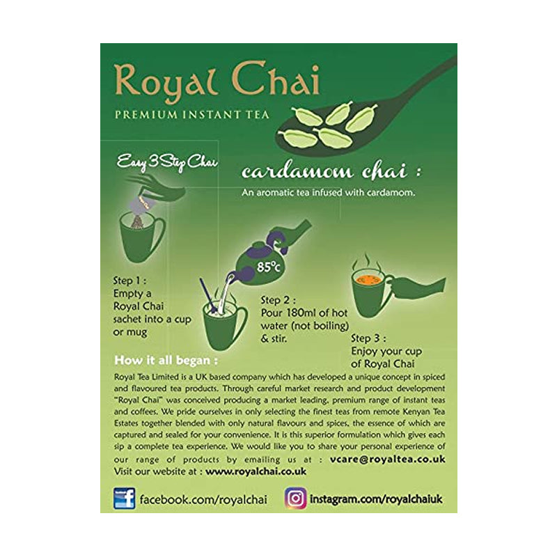 ROYAL CHAI ELAICHI CHAI (UNSWEETENED)
