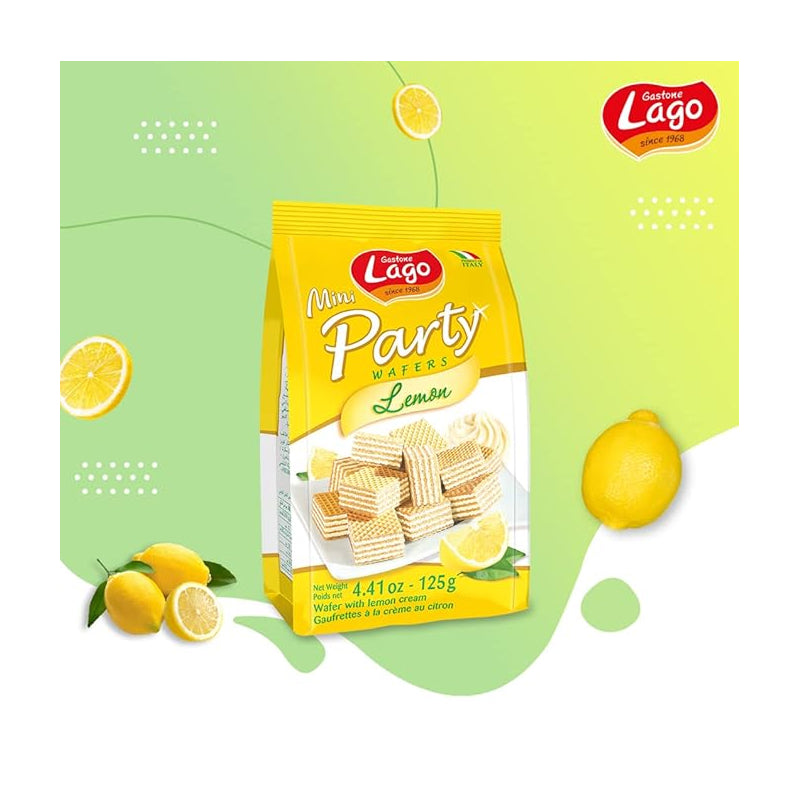 Lago Mini Party Wafers Lemon Cream