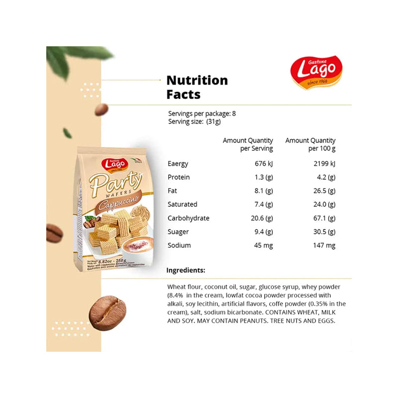 LAGO WAFER PARTY CAPPUCCINO