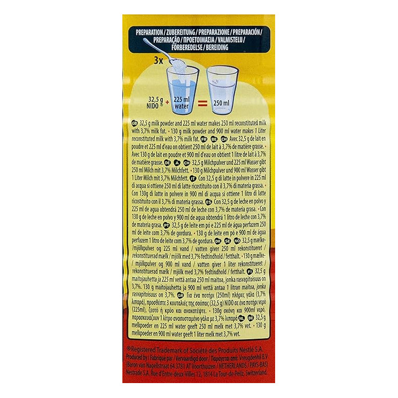 Nestlé Nido Instant Full Cream Milk Powder