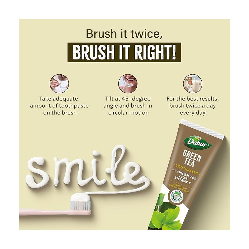 Dabur Green Tea Toothpaste – 100 g