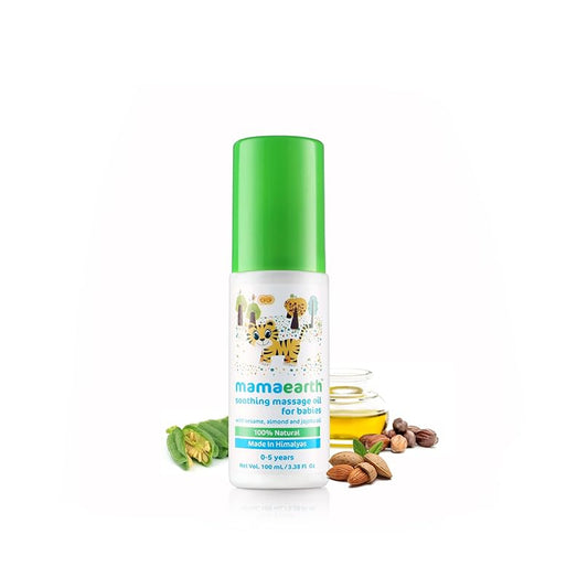 Mamaearth Soothing Baby Massage Oil (100 ml)