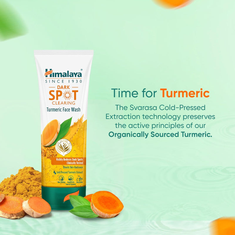 Himalaya Dark Spot Clearing Turmeric Face Wash — 75 ml