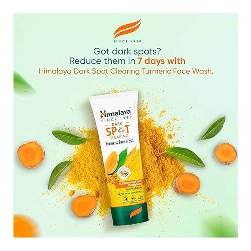 Himalaya Dark Spot Clearing Turmeric Face Wash — 75 ml