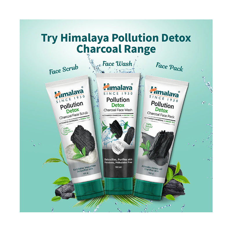 Himalaya Pollution Detox Charcoal Face Wash – 75 ml