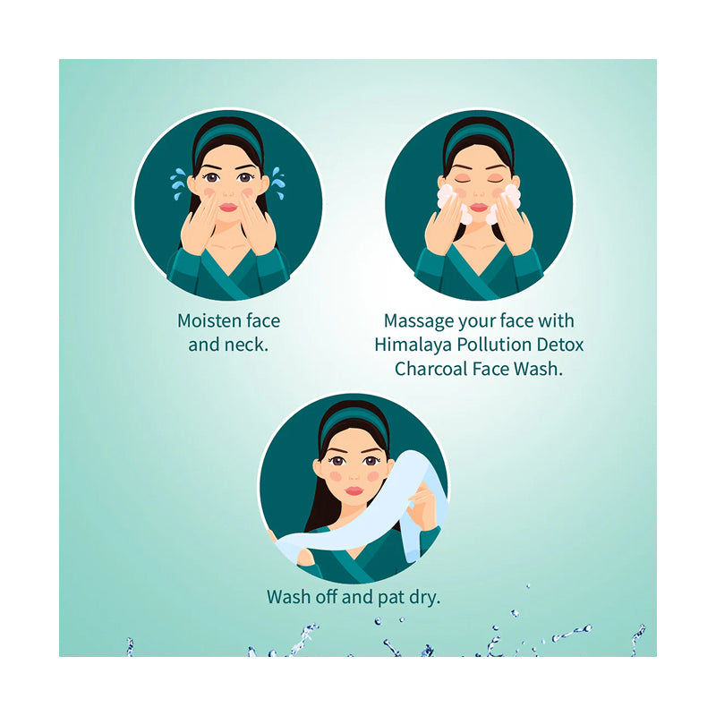 Himalaya Pollution Detox Charcoal Face Wash – 75 ml