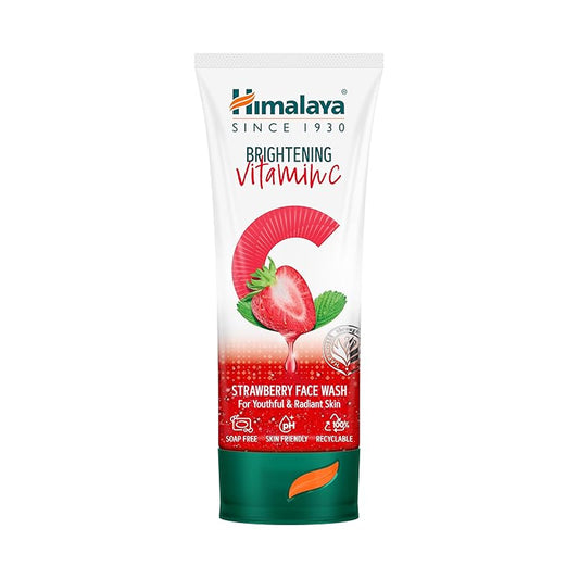Himalaya Brightening Vitamin C Strawberry Face Wash — 100 ml