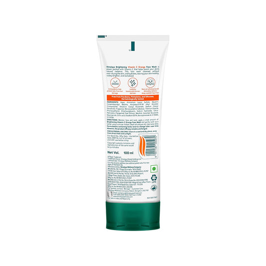 Himalaya Brightening Vitamin C Orange Face Wash (100 ml)