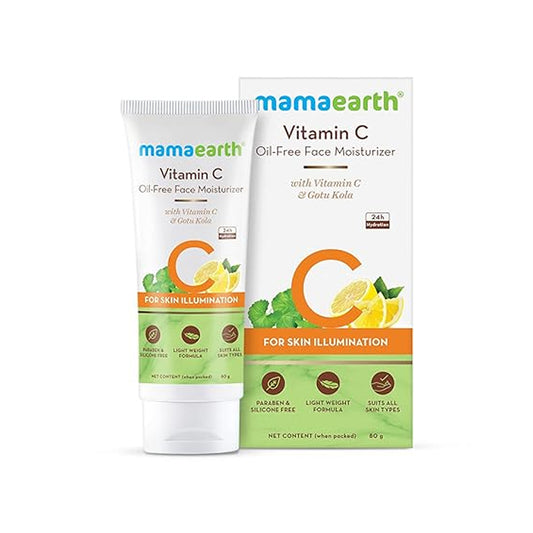 Mamaearth Vitamin C Oil‑Free Face Moisturizer (Illumination Cream – 80 ml)