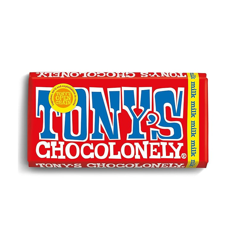 Tony’s Chocolonely Milk Chocolate 180 g (plus variants)