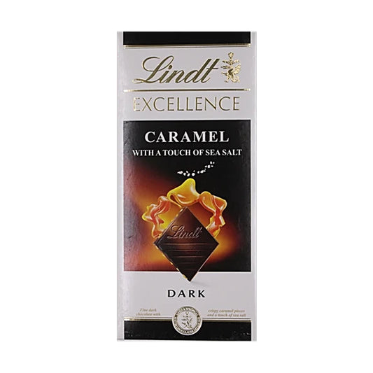 Lindt Excellence Dark Caramel with Sea Salt 100 g