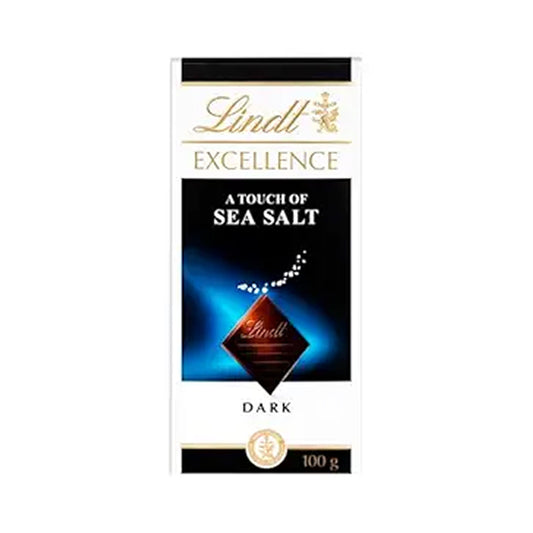 Lindt Excellence Dark – A Touch of Sea Salt 100 g